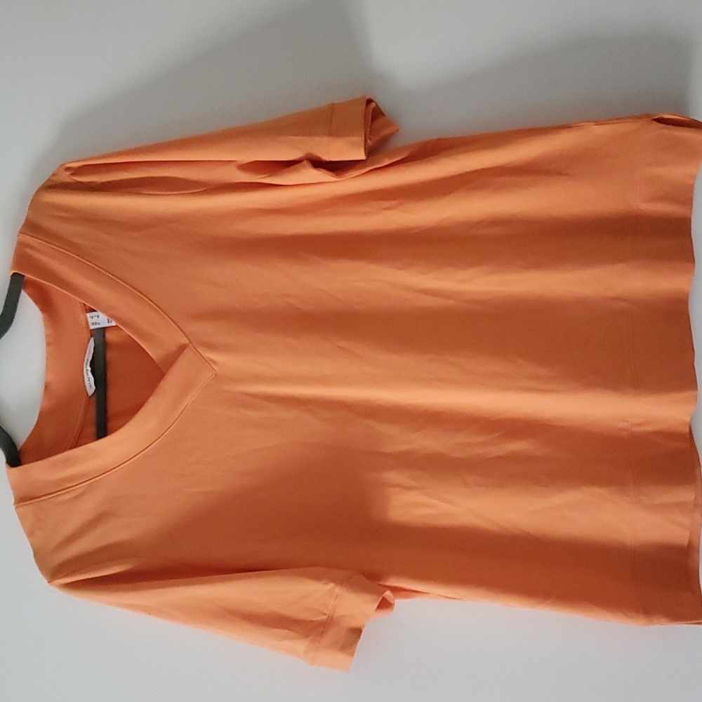 Isaac Mixrahi Live! Rounded Vneck w Thick Band Inset Top